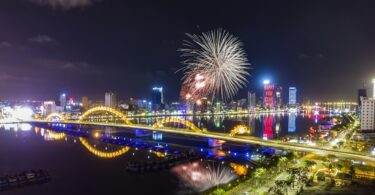 Firework festival in Da Nang