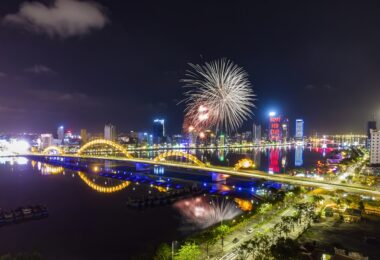 Firework festival in Da Nang